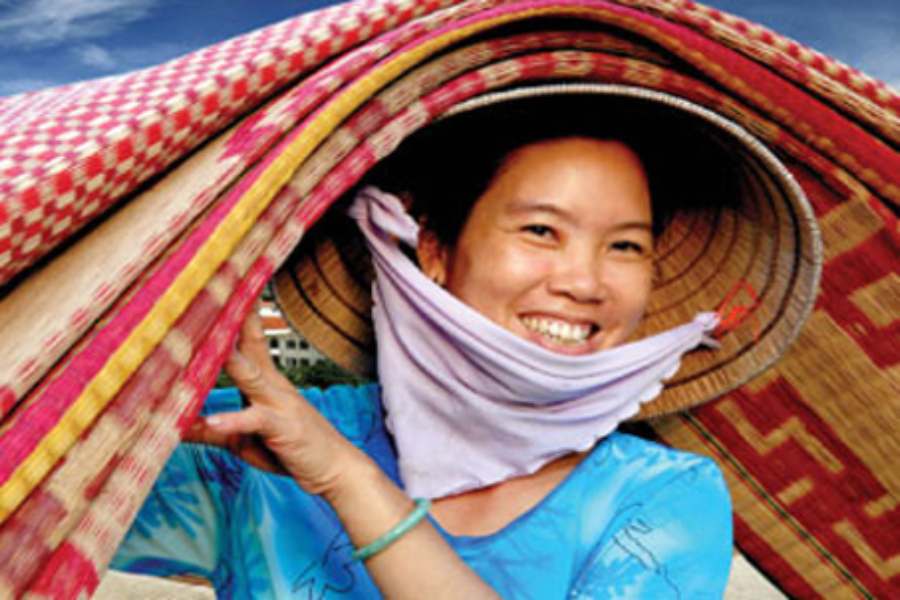 Làng dệt chiếu Cà Mau